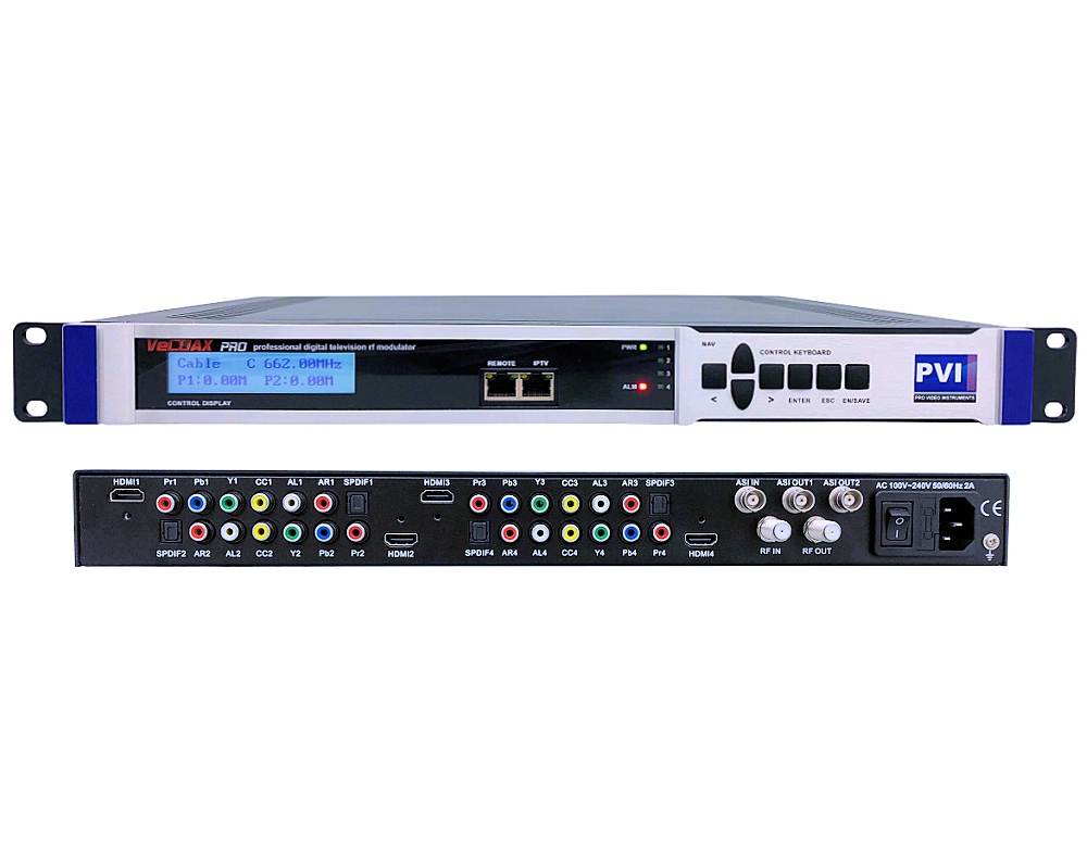 VeCOAX PRO4 HDX 4 Channel HDMI Component Composite Universal HD