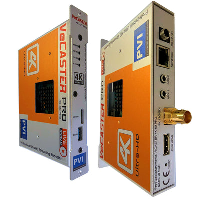 VeCASTER 4K-PRO β 12G-SDI / HDMI 2.1 Broadcast IPTV Encoder (4K@60 HDR)