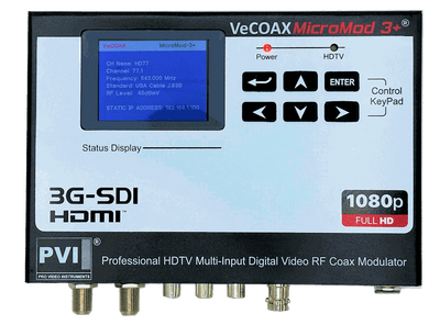 VeCOAX MICROMOD-3 SDI β 3G-SDI / HDMI / AV RF Modulator Over Coax