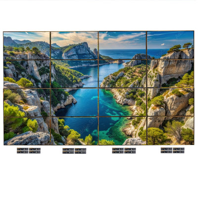 VuMATRIX 4K Video Wall 4x4 — 16-Display HDMI-over-IP Wall Kit