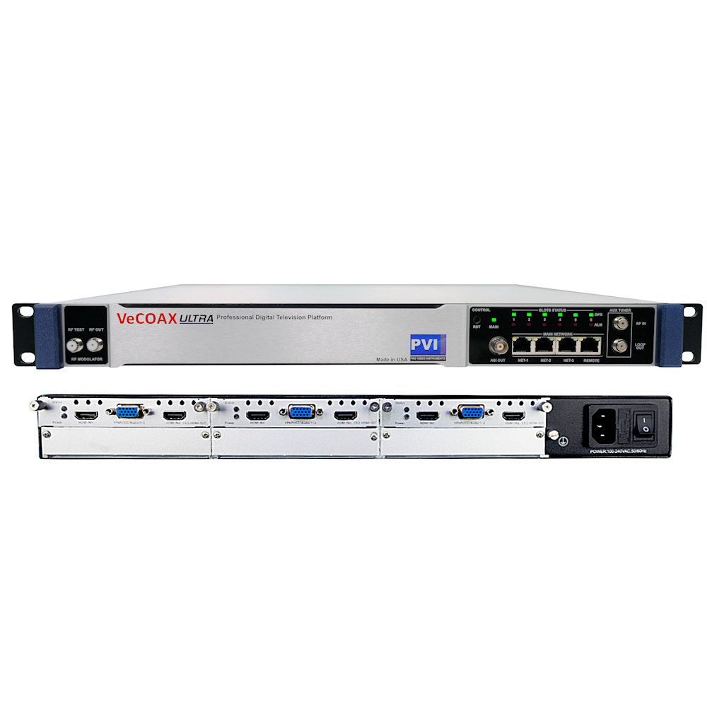VeCOAX PRO6 HDMI + YPbPr Six Channel HDMI+YPbPr IP Encoder