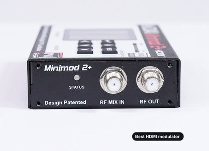 Best HDMI modulator coaxial RF output connector for TV distribution