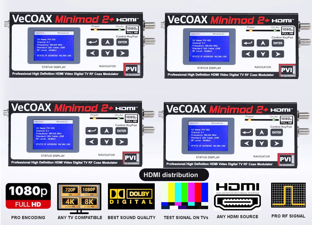 HDMI distribution 4-pack bundle deal - four MINIMOD 2+ units