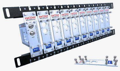 HDMI modulator blade rack kit mount 10 or more units in single rack space