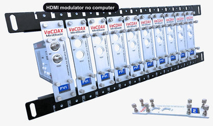 HDMI modulator no computer blade rack kit mount 10 or more units in single rack space