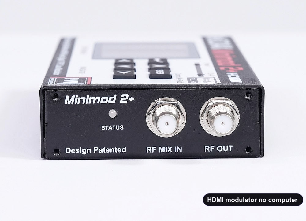 HDMI modulator no computer coaxial RF output connector for TV distribution