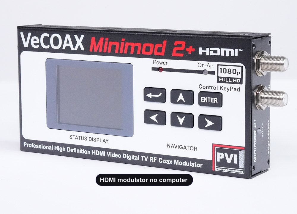 HDMI modulator no computer professional build quality right side ventilation