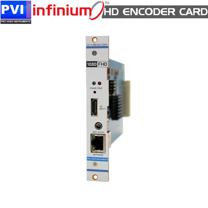 INFINIUM 1080p H.264 HDMI encoder card front view
