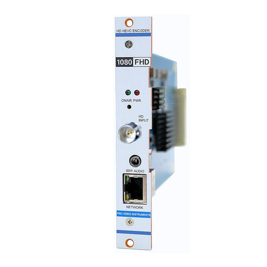 INFINIUM 3G-SDI HEVC encoder card broadcast HD video encoding module for professional IP streaming and IPTV distribution