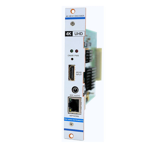 INFINIUM 4K30 encoder card HDMI 2.0b HEVC ultra HD video encoding module for IP streaming and IPTV distribution