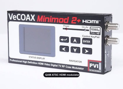 QAM ATSC HDMI modulator professional build quality right side ventilation