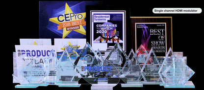 Single channel HDMI modulator VeCOAX MINIMOD 2+ multiple industry awards NAB CE Pro CEDIA