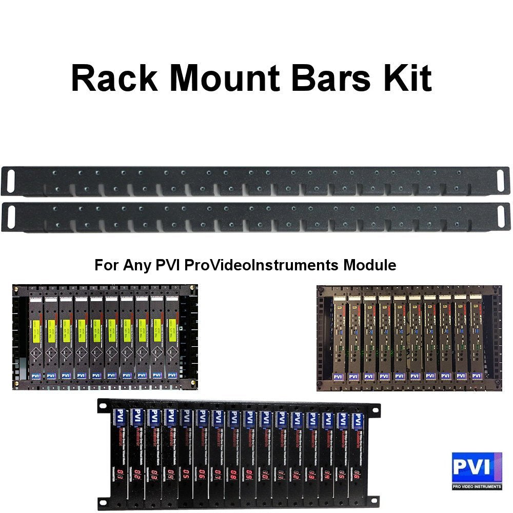 VeCASTER 4K-PRO encoders rack mounted with PVI rack bars for multi-channel UHD IPTV
