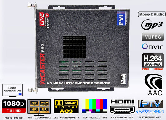 VeCASTER HD H.264 HDMI IPTV streaming encoder hardware unit