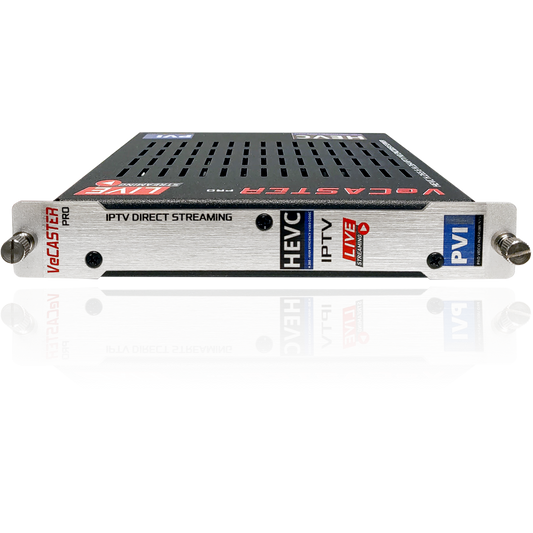 VeCASTER HD HEVC HDMI IPTV encoder front view