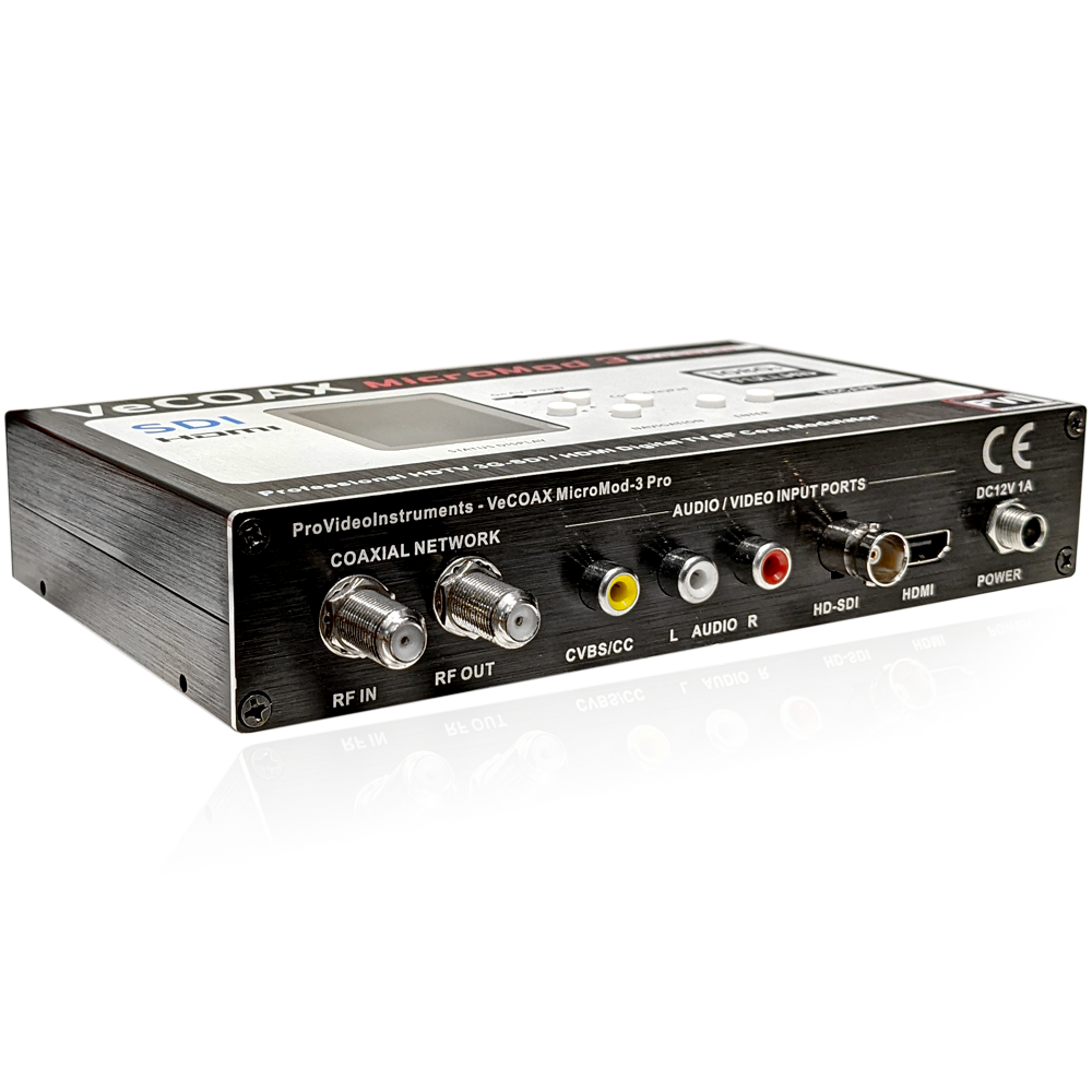 3G-SDI HDMI AV RF Modulator Over Coax | VeCOAX MICROMOD-3