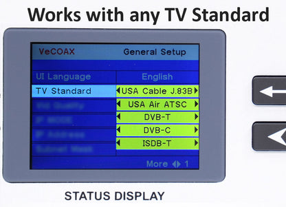 MINIMOD-2+ 4-Pack — HDMI modulator universal TV standards QAM ATSC DVB-T DVB-C ISDB-T