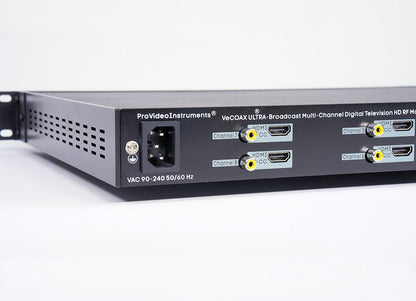 VeCOAX ULTRA+ Multichannel — racm mound rf modulator hdmi for tv channels distribution vecoax ultra by pvi provideoinstruments
