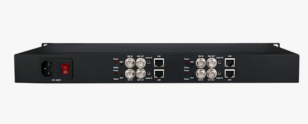 VeCODER ULTRA-4 SDI four-channel IPTV encoder rack unit front