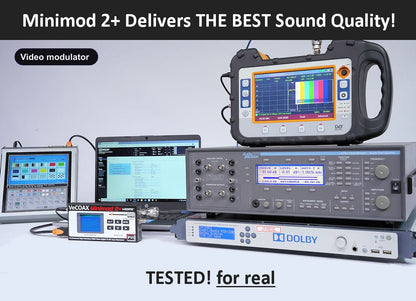 Video modulator broadcast-grade Dolby Digital AC-3 audio test results