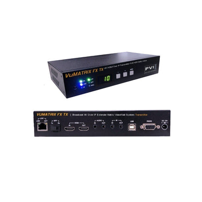 VuMATRIX 4K 4x2 video wall HDMI-over-IP system installation